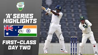 Australia A v India A  Firstclass match one  Day 2 [upl. by Steady]