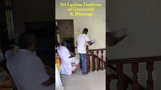 Buddhist Alms Giving Ceremony in Memory of Parents  A Sri Lankan Tradition🙏🍚trending motivation [upl. by Clarisa]