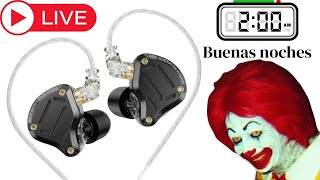 ¡Auriculares para volverte LOCO ¡KZ ZS10 PRO 2 EN VIVO [upl. by Anaizit]