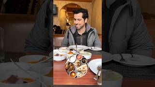 Trying Veg Wazwan in Delhi  Kashmiri Veg Thaali 🍴 [upl. by Itra]