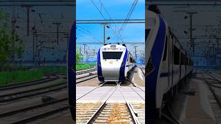 HIGH SPEED TRAINS CROSSING RAILWAY GATE 😱 train [upl. by Kippar349]