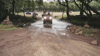 Quad Trip in Mauritius at La Vallée Des Couleurs [upl. by Kreegar]