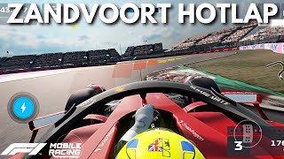 F1 Zandvoort Personal Record Hotlap amp Setup  F1 Mobile Racing 2022 [upl. by Pazice]