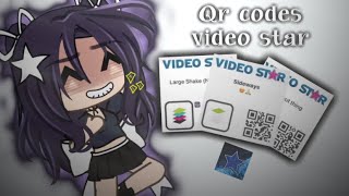 🎥 Qr codes video star  shakesTransitions  Gacha life  ˋ Kylie„─♡ [upl. by Lexine]