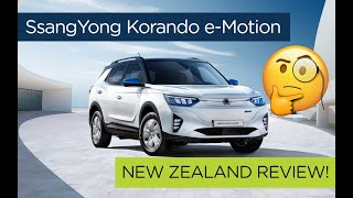 SsangYong Korando eMotion New Zealand drive amp review [upl. by Miehar]