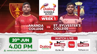 Ananda College vs St Sylvester’s College  Div 1 Segment B Dialog Schools Rugby League 2024 [upl. by Carleen]