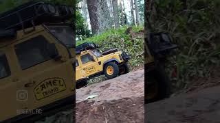 Rc camel trophy defender d110  scale rc adventure 110 rc automobile rcdefender offroad rccar [upl. by Paapanen472]