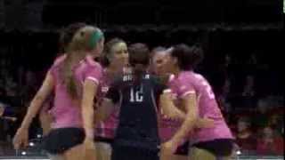 Butler Volleyball Highlights vs Gerogetown [upl. by Akirdnuhs]