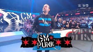 CM Punk Entrance  WWE Monday Night Raw March 25 2024 [upl. by Leira]