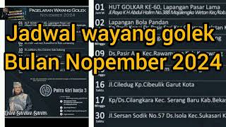 jadwal wayang golek Nopember 2024 Dadan Sunandar Sunarya [upl. by Enilauqcaj]