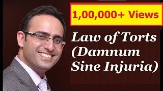 Law of Torts Video1 Damnum Sine Injuria [upl. by Murdocca673]