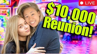 🔴LIVE🔴10000 Reunion Luckest Lady Ever  High Limit Slot Machine Max Bet Action [upl. by Lauren]