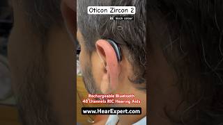 Oticon Zircon 2 miniRITE Hearing aid in Black colour  Rechargeable Bluetooth 48 Channels RIC [upl. by Demetrius]