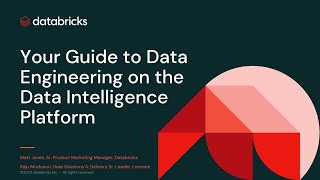 Your Guide to Data Engineering on the Data Intelligence Platform [upl. by Aenel]