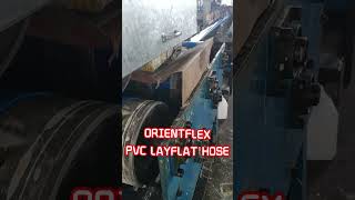 Orientflex pvc layflat hose Manguera plana de PVC layflathose irrigationhose waterpump pvchose [upl. by Acihsay335]