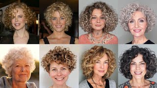 Impressive 60 short curly haircut amp hairstyles for womens over 50 60 70 years old  hairstyles [upl. by Peyton444]