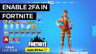 How To Enable TwoFactor Authentication 2FA In Fortnite 2022 [upl. by Maurita]