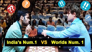 The Ultimate Showdown Arjun Erigaisi vs Magnus Carlsen at Tata Steel Chess [upl. by Neehsas]