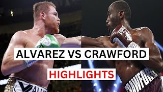 Canelo Alvarez vs Terence Crawford Highlights amp Knockouts [upl. by Kano]