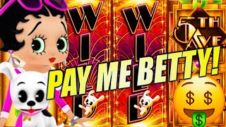 PAY ME BETTY 🤑 BETTY BOOP 5TH AVENUE Slot Machine Bally [upl. by Alithea]