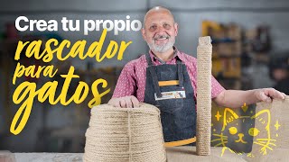 Crea tu propio rascador para gatos en menos de 10 minutos [upl. by Assyle]