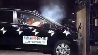 Crash Test 2009 Honda Odyssey Japanese Model Full Frontal JNCAP [upl. by Oigaib]