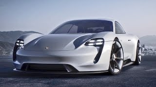 Porsche Mission E concept  Interior and Exterior Design [upl. by Nyletak180]