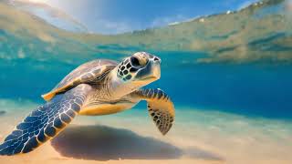 Hawksbill Sea Turtle The Jewel of the Coral Reef HawksbillSeaTurtle EndangeredSpecies OceanLife [upl. by Nov22]