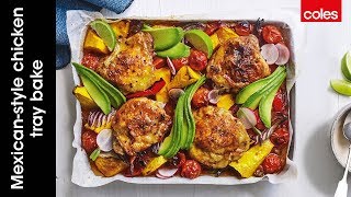 Mexicanstyle chicken tray bake [upl. by Alvar]