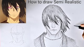 StepbyStep Guide How to Draw in a SemiRealistic Style [upl. by Ahsilla527]