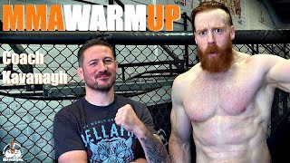 Coach Kavanagh MMA WarmUp SBG IRELAND [upl. by Aneerahs]