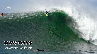 RAW DAYS  Mavericks California  Best Big Wave Surfing Sessions [upl. by Vladamir974]