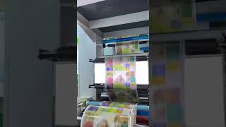 8color central drum CI flexographic printing machine for bread bag fruits bag water label diaper bag [upl. by Nojram]