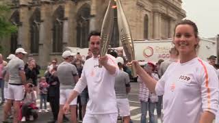 Relais de la Flamme olympique  Étape 45  Marne  Jeux Olympiques de Paris 2024 [upl. by Perren890]