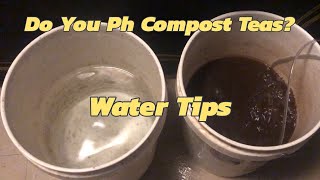 Do You Ph Compost Teas De Chlorinating Water Answering Common Garden Questions [upl. by Oswell]