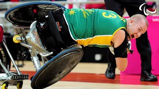 Day 10 evening  Wheelchair Rugby highlights  Rio 2016 Paralympic Games [upl. by Oilasor]