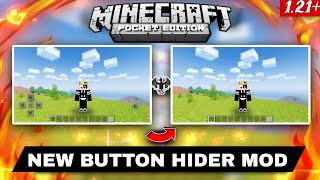 New Minecraft 121 Button Hider Working Mod 🤩 Dont Miss [upl. by Ariaet]