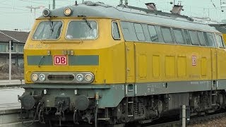 Br 218 mit Netz Instandhaltungszug  VT 65 [upl. by Enneirdna]