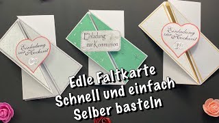 DIYJojo22 Einladungskarten schnell amp einfach selber basteln Anleitung [upl. by Olivia838]