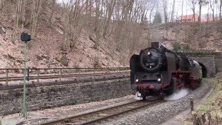 Genialelaute Dampflokanfahrt in der SteigungSound pur [upl. by Anceline]