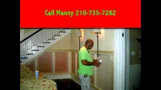 MZHANDYMAN WAINSCOT CHAIR RAIL JUDGES PANEL TIME LAPSE [upl. by Slayton]