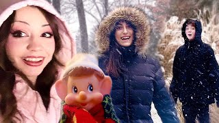 snowy day  elf on the shelf vlogmas week 3 2022 [upl. by Attenev]