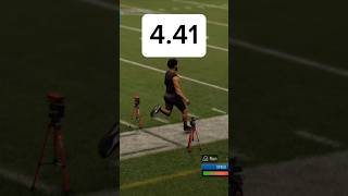 Running the 40 Yard Dash with 79 Speed madden25 gaming [upl. by Oalsinatse993]