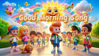 Good morning Sunshine Song for kids [upl. by Ellmyer998]