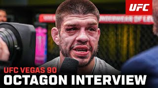 Chepe Mariscal Octagon Interview  UFC Vegas 90 [upl. by Tlaw]