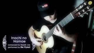 Spirited Away Inochi no Namae  One Summers Day  solo guitar by Da Vynci [upl. by Foscalina]