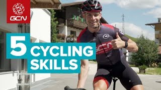 5 Cycling Skills You Can Learn Anywhere  GCNs Pro Cycling Tips [upl. by Ynaffit]