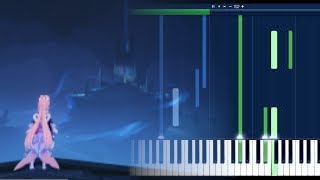 Genshin Impact  Enkanomiya OST At Dawn And Dusk Piano Synthesia [upl. by Frankhouse]