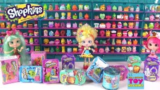 Shopkins 2 Pack Palooza Opening  Food Fair Season 1 2 3 4 Surprise Egg  PSToyReviews [upl. by Joan593]