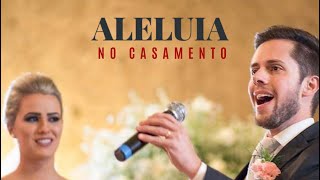 Noivo e padrinhos cantam ALELUIA Hallelujah  Casamento Lucas Berton e Patrícia Devens [upl. by Ikkela162]